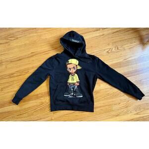 The Boondocks 3D Hoodie Mens S Black Riley deKryptic Aaron McGruder Rap Art